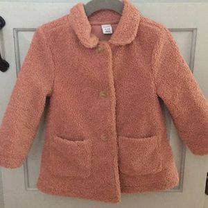 Mauve toddler pea coat 2T